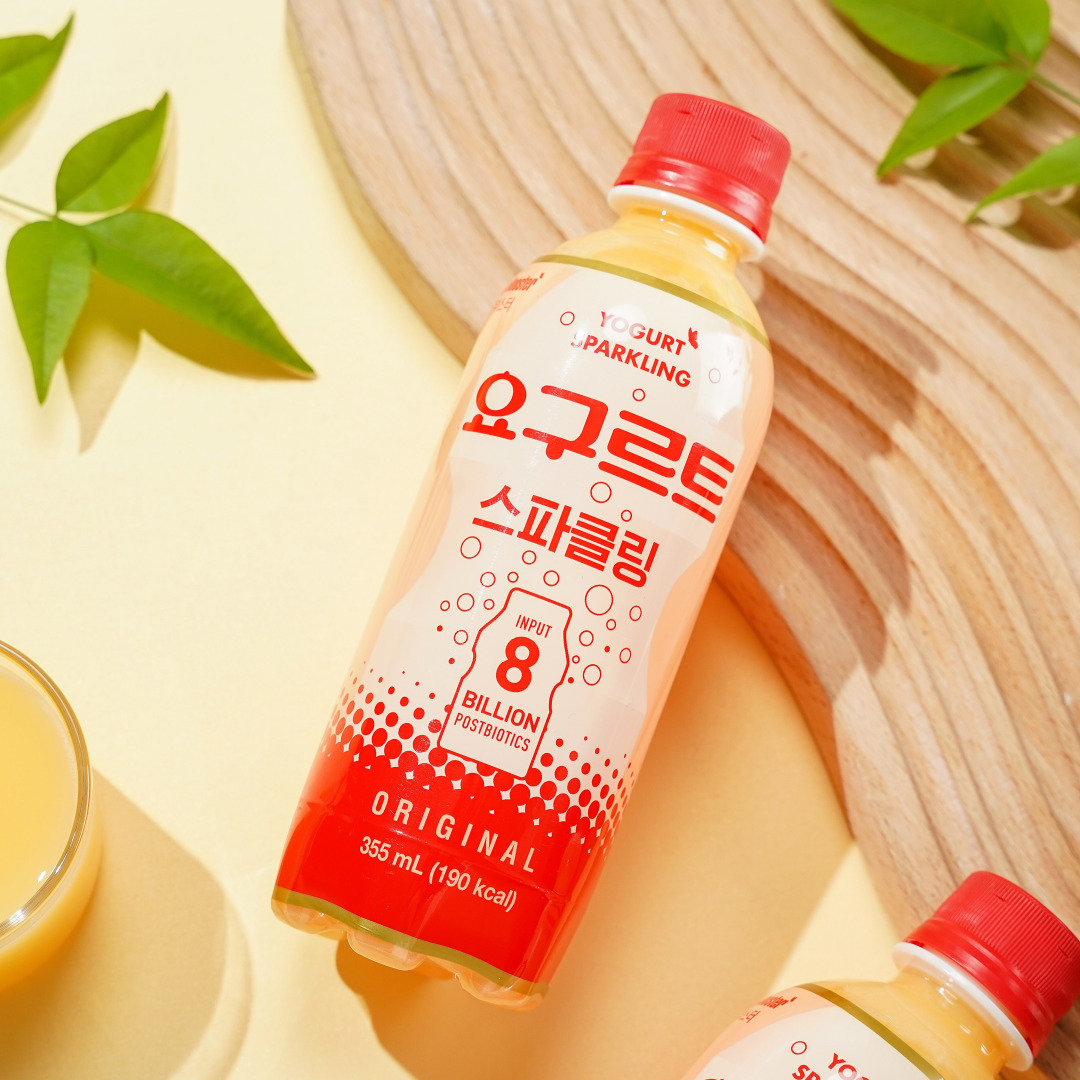 마시는포스트바이오틱스 유산균 청량한 요구르트스파클링음료 오리지널 355ml/병 - 상품 이미지