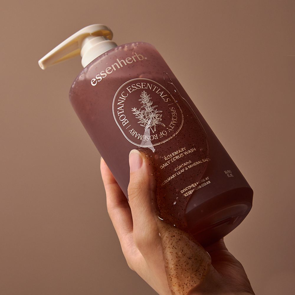 에센허브 로즈마리 데일리 스크럽 워시 500ml - 상세 이미지 3