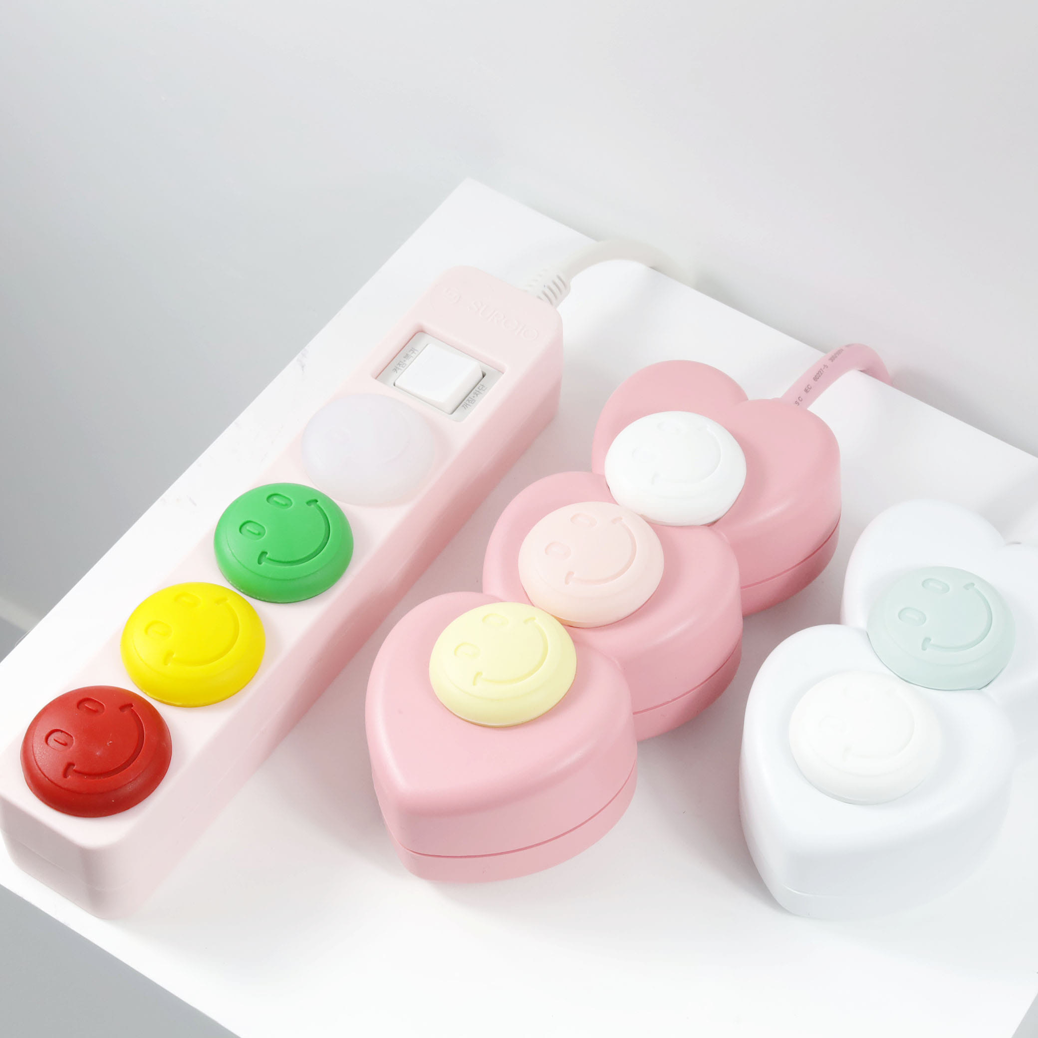 아텍스 국산 콘센트 안전커버 마개 보호 파스텔컬러 20개 1세트