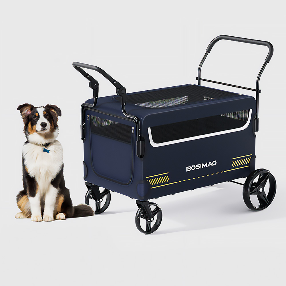 공간녹백 대형견 유모차 강아지 애견 개모차 웨건 중형견 트레일러