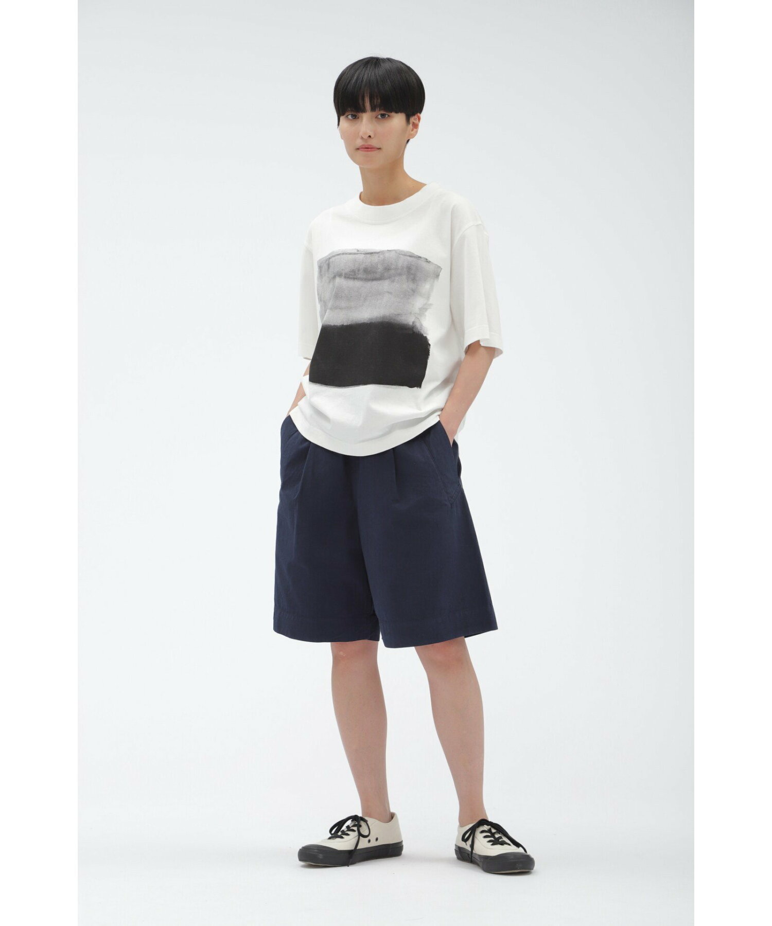 마가렛호웰 LIGHT COTTON JERSEY 여성 반팔 티셔츠 5954168551 화이트 - 상세 이미지 2