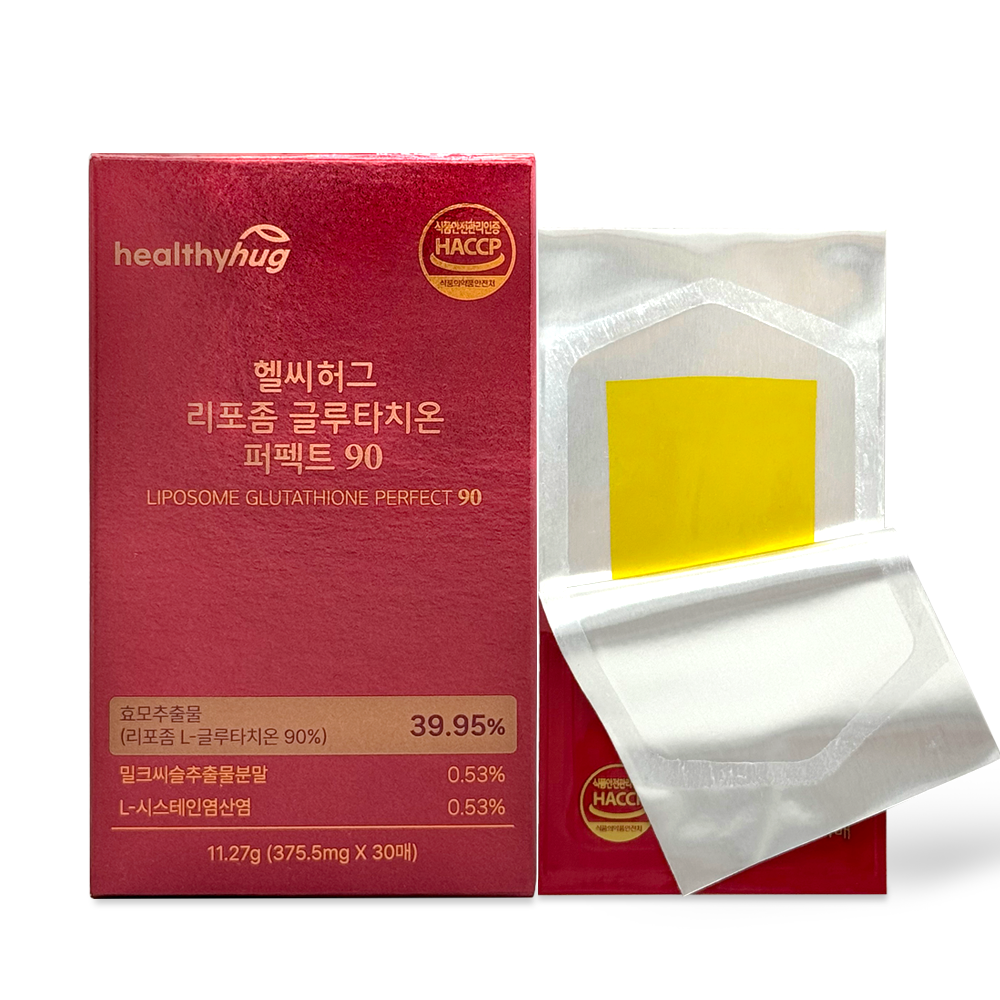 [세트] 헬씨허그 리포좀 글루타치온 필름 퍼펙트 90 고순도 효모추출물 90매, 1개 - 상세 이미지 4
