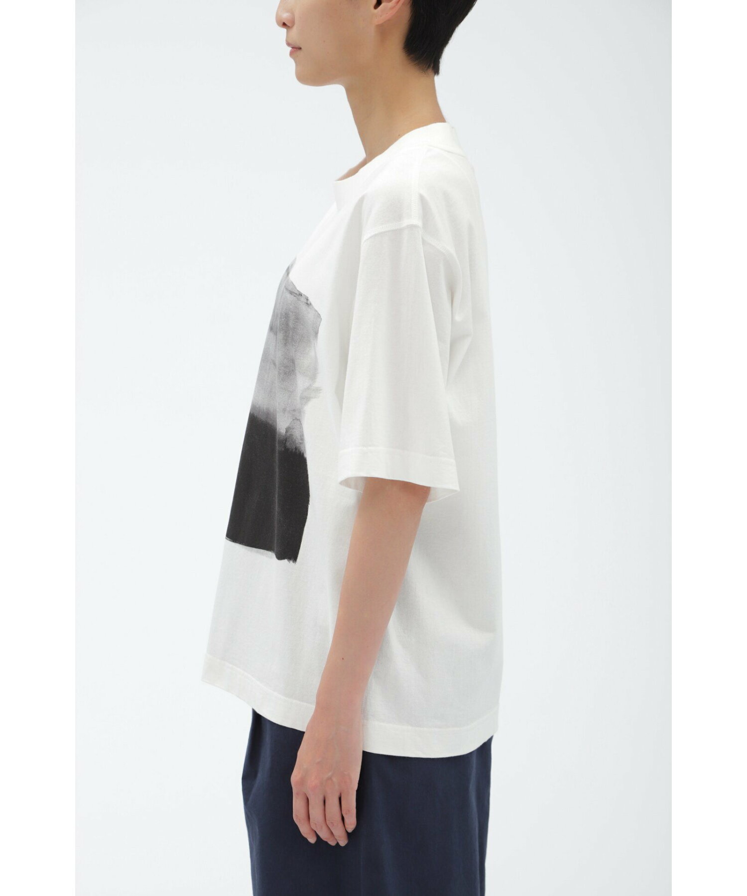 마가렛호웰 LIGHT COTTON JERSEY 여성 반팔 티셔츠 5954168551 화이트 - 상세 이미지 4