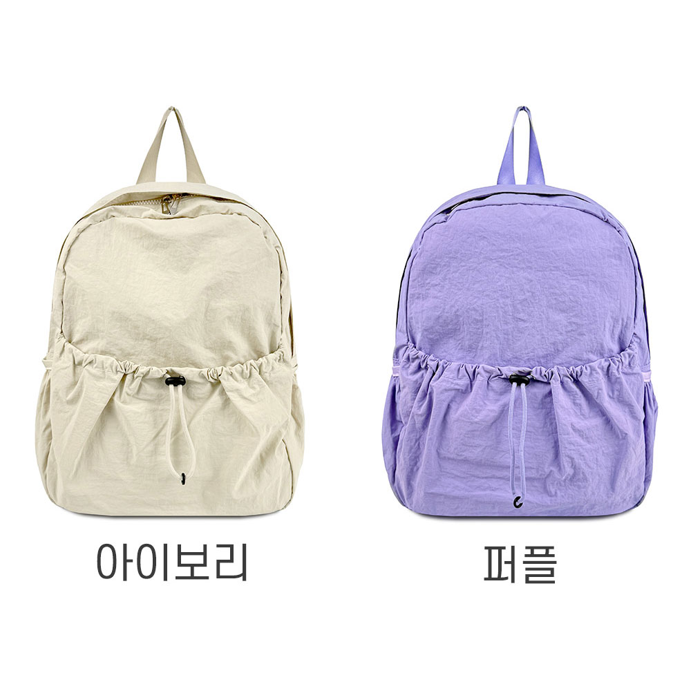 가벼운 나일론 백팩 엄마 할머니 초경량 등에메는 가방 나들외 외출 아담한 미디엄 백팩 - 상세 이미지 5