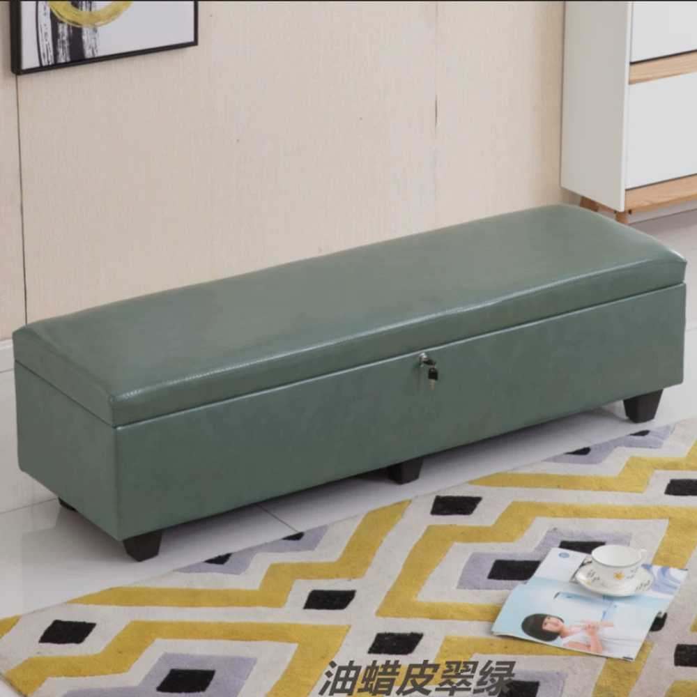 수납 벤치 소파 잠금장치 다용도 매장 수납함 정리함 175x45x40 - 상세 이미지 5