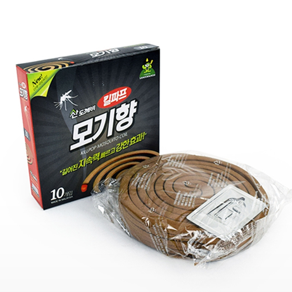 야외모기향 피우는 캠핑 모기약 향로형 10입 - 메인 이미지