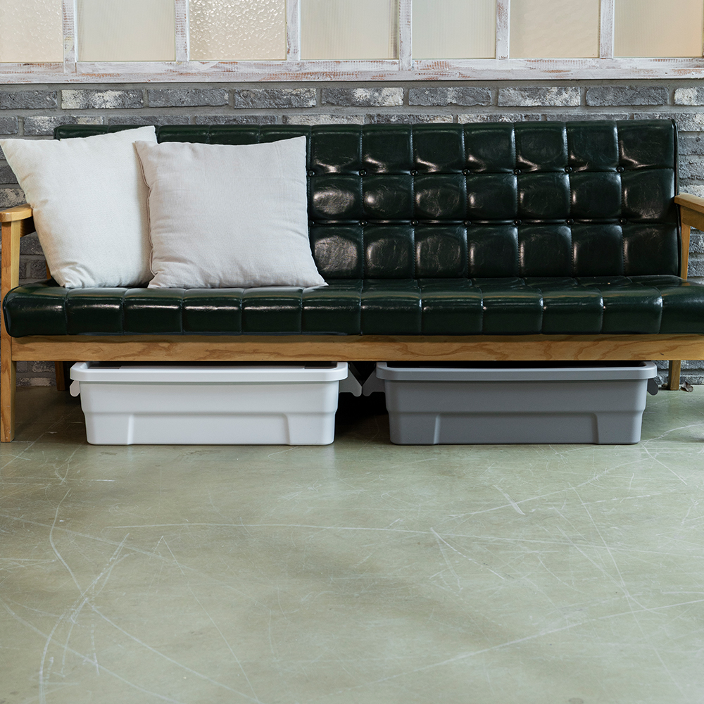 [도착보장] 자이언트 다용도 정리 옷 수납 박스 대형 리빙박스 60L 1P