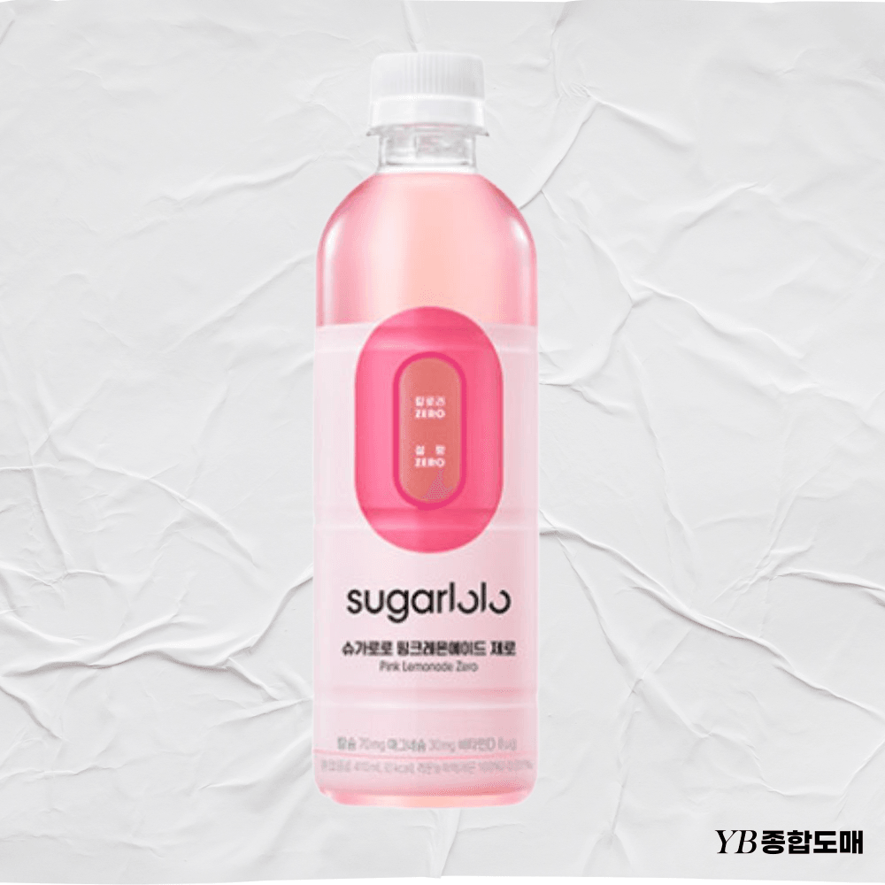 인테이크 슈가로로 탄산없는 핑크레몬에이드 제로에이드 410ml 12병 : 영백종합도매