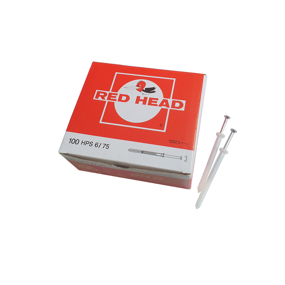 타격앙카 6-110 (110mm) 100개 콘크리트칼브럭 단열재고정 대량 박스 레드헤드 - 상품 이미지