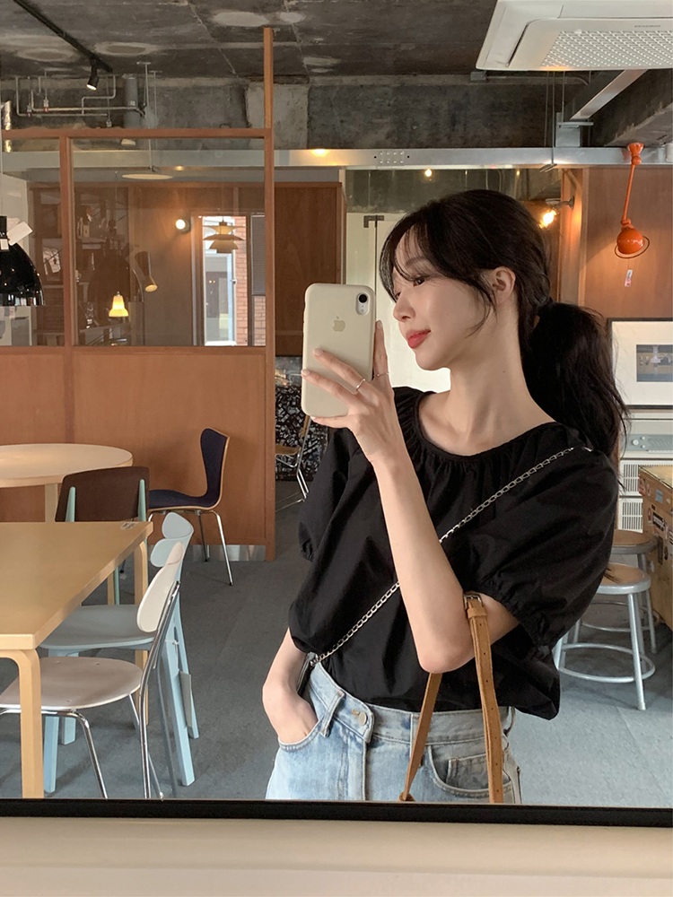 용감무쌍용수정 56회 임주은 블라우스 셔츠 퍼프 뒷 트임 의상 옷 패션 - 상세 이미지 3