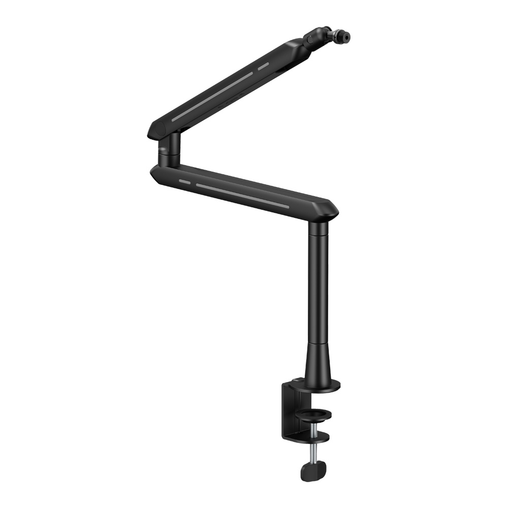 RGB 라이팅 게이밍 마이크 암 스탠드 콘덴서 마이크 붐 거치대 스튜디오 3/8 5/8 - 상세 이미지 5