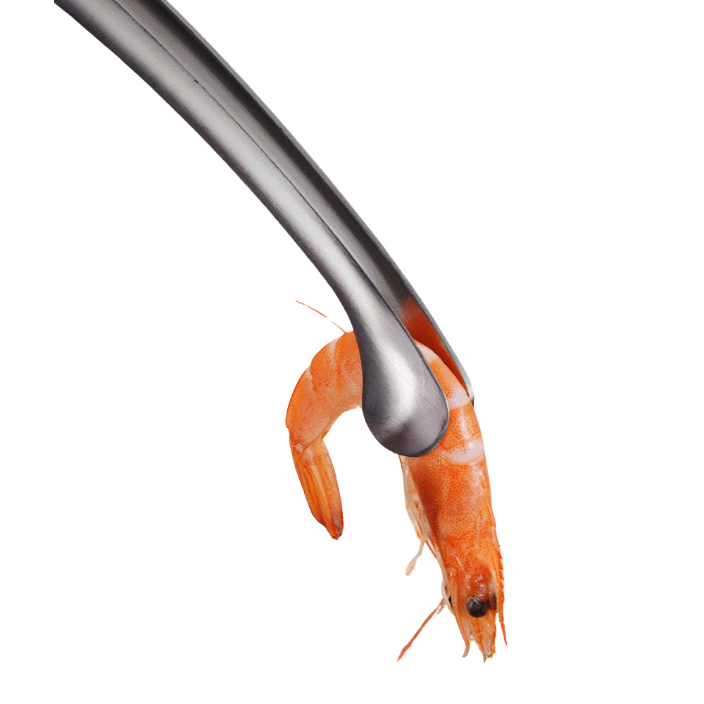 UH 스텐 고기 집게 20cm 웨이브 요리 핀셋 캠핑 - 상세 이미지 2