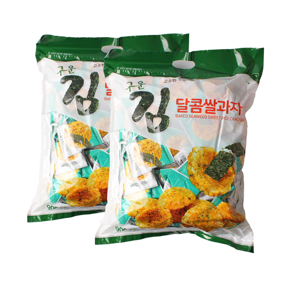 구운김 달콤 쌀과자 900g 1+1 / 김맛