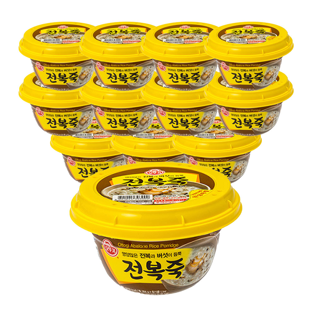 오뚜기 용기죽 전복죽 285g 12개 - 메인 이미지