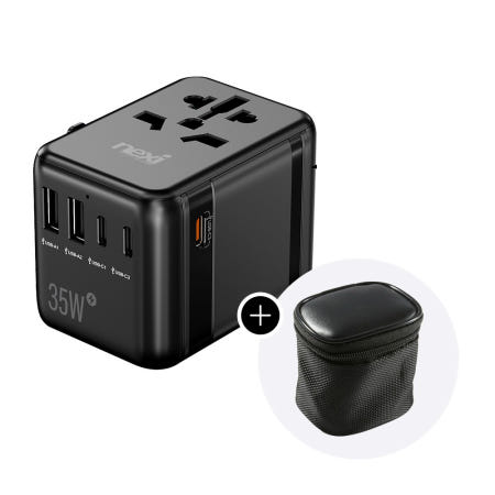 올인원 해외여행용 돼지코 멀티플러그 USB C타입 고속충전기 변환 220V 110V어댑터