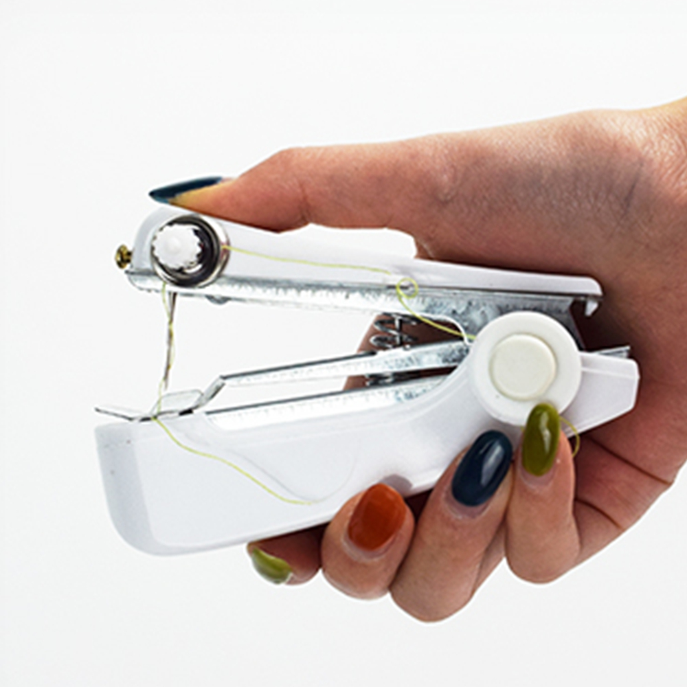 휴대용 미니재봉기 가정용 손재봉틀 핸드미싱기 바느질기계