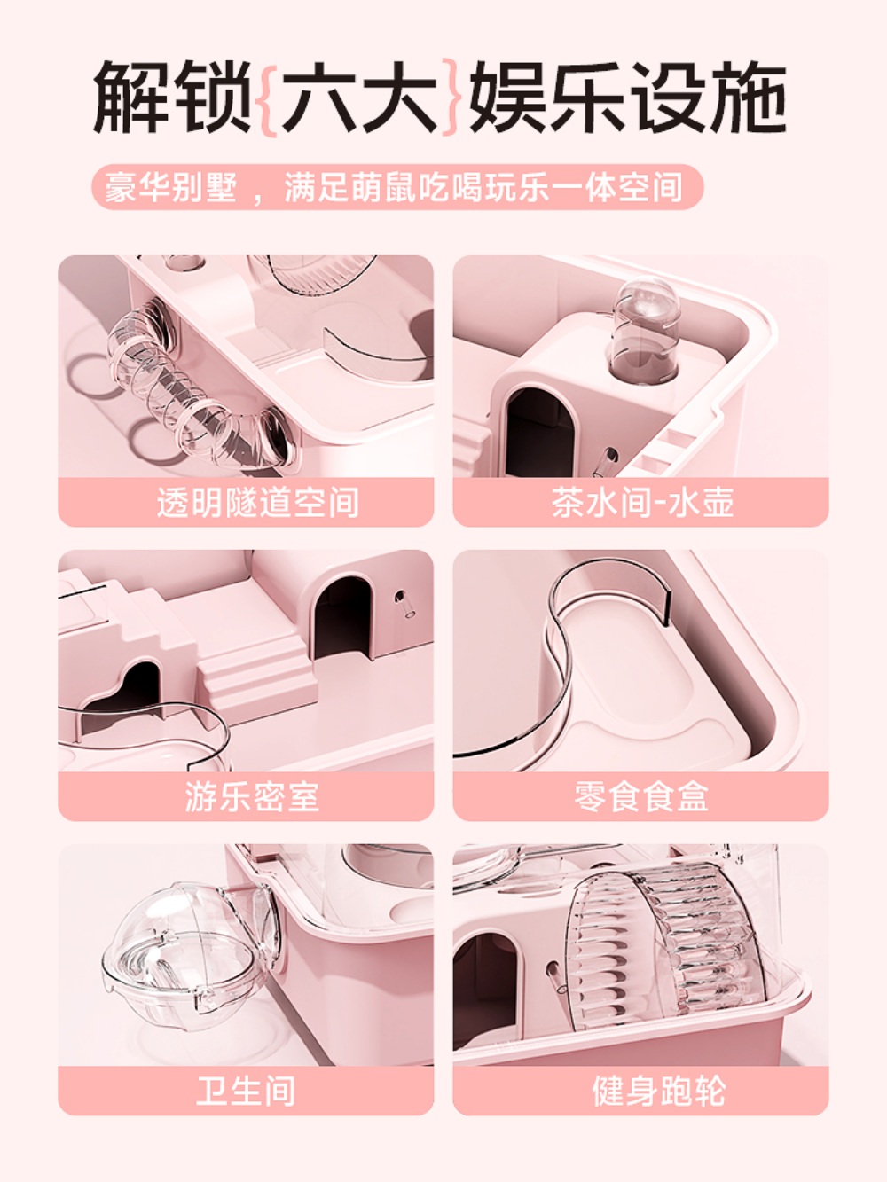 피그미다람쥐사육장 하우스 패키지 사육장 투명 아크릴사육장 햄스터관찰존 - 상세 이미지 5