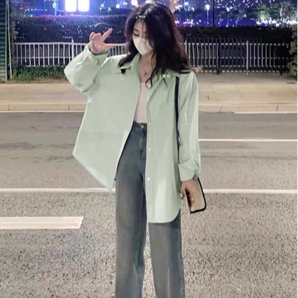 용감무쌍용수정 56회 엄현경 셔츠 블라우스 용수정 긴 소매 간절기 의상 옷 패션 - 상품 이미지