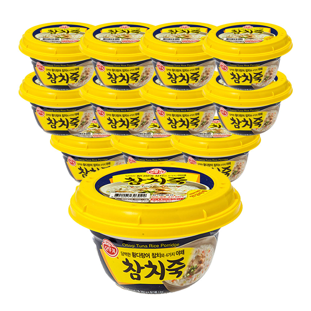 오뚜기 용기죽 참치죽 285g 12개 - 상품 이미지