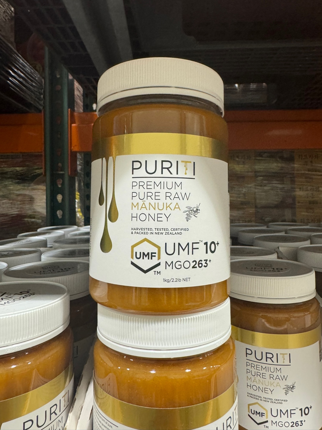 코스트코 마누카꿀 PURITI 퓨리티 마누카 꿀 UMF10+1kg 뉴질랜드산 천연벌꿀