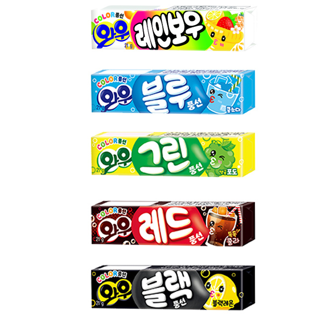 [오리온] 와우 풍선 껌 (15개 1세트) : 문구앤토이스