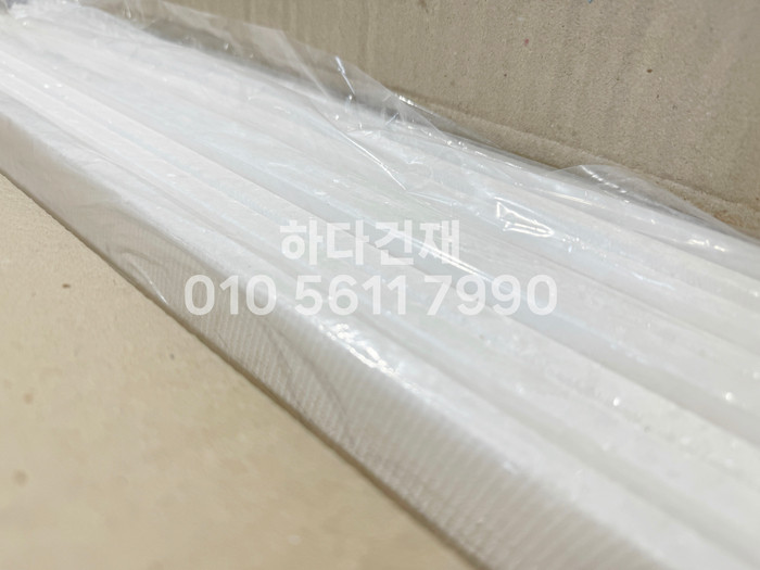 크리스탈화이트 롱타일 600x60x11T / 하다건재 천연석타일