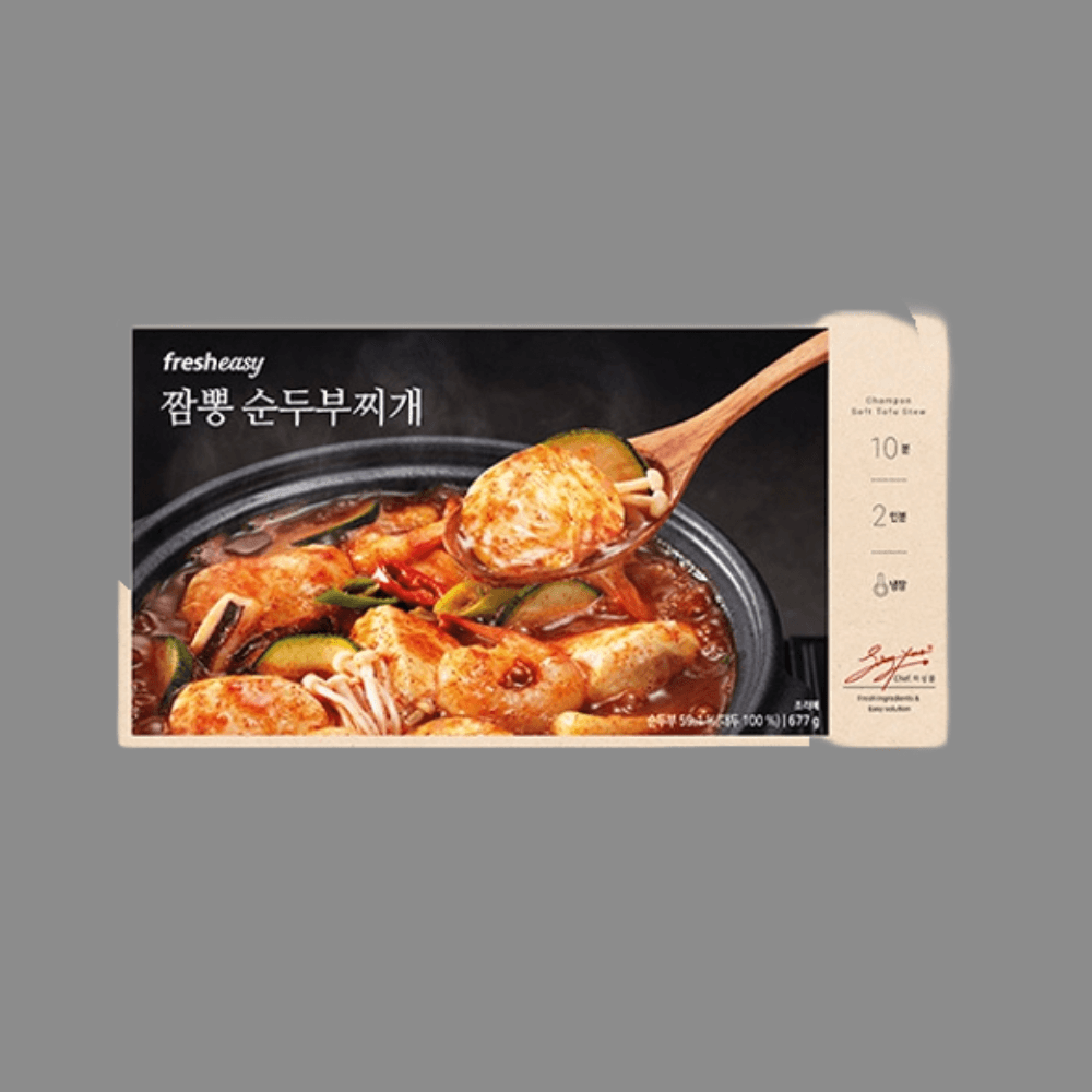 프레시지 짬뽕 순두부찌개 냉장 밀키트 : 루키두스