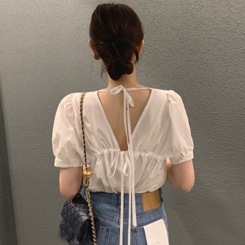 용감무쌍용수정 56회 임주은 블라우스 셔츠 리본 셔링 의상 옷 패션 - 상세 이미지 3