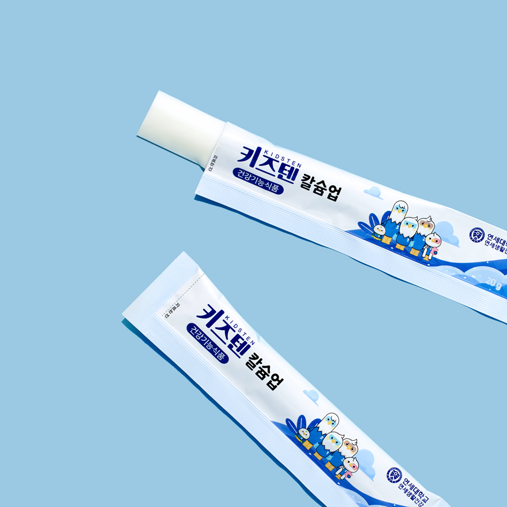 연세 키즈텐 칼슘업 성장발육 칼슘 성장기 어린이 영양제 비타민D 젤리 30포, 4개