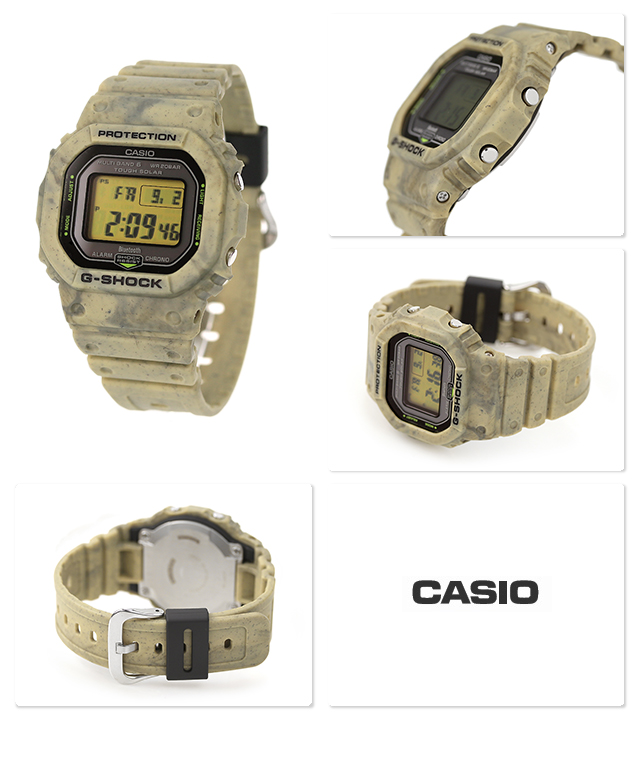 카시오 CASIO 지샥 블루투스 샌드랜드 남성 손목 시계 GW-B5600SL-5JF - 상세 이미지 2