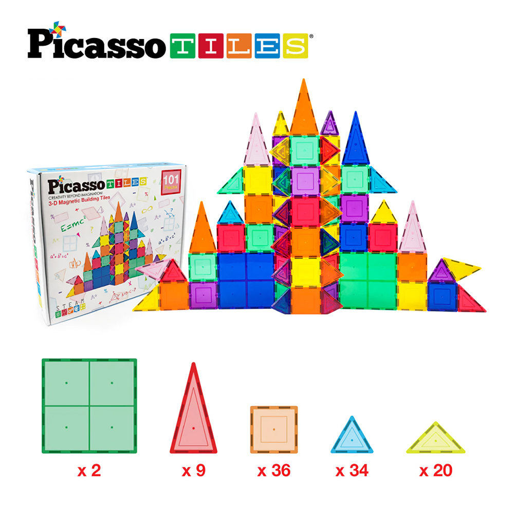 피카소타일 창의력 자석블럭 놀이 마그네틱 101pcs - 상세 이미지 4