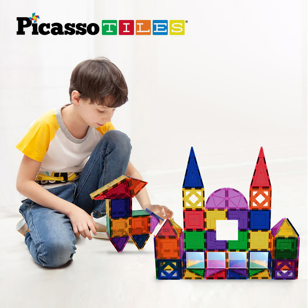 피카소타일 창의력 자석블럭 놀이 마그네틱 152pcs - 상세 이미지 3