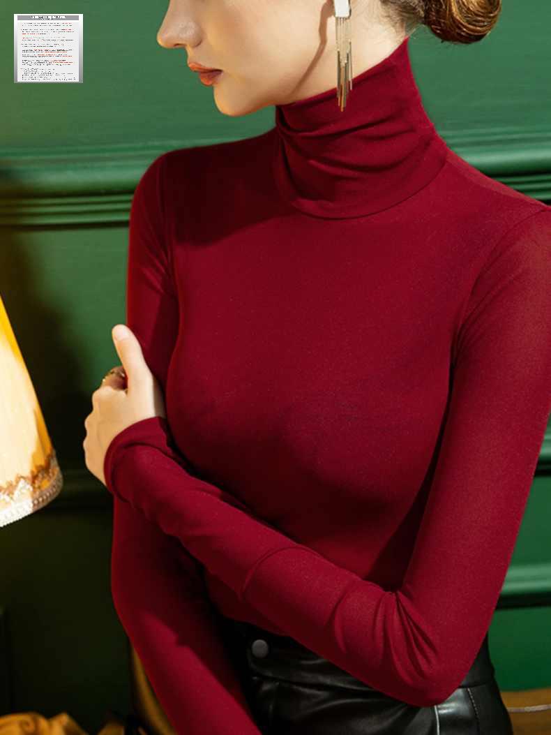 폴라댄스 모던 스포츠 라틴댄스복 망사 살사 상의 긴팔 댄스복 방송 라인 여성 - 상세 이미지 5