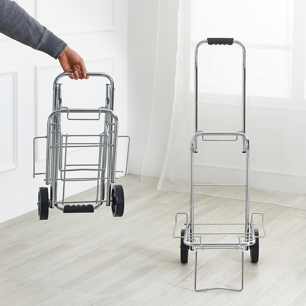 할메이드 바퀴 시장바구니캐리어 손수레 접이식 폴딩 윙핸드카트(바구니제외) 소