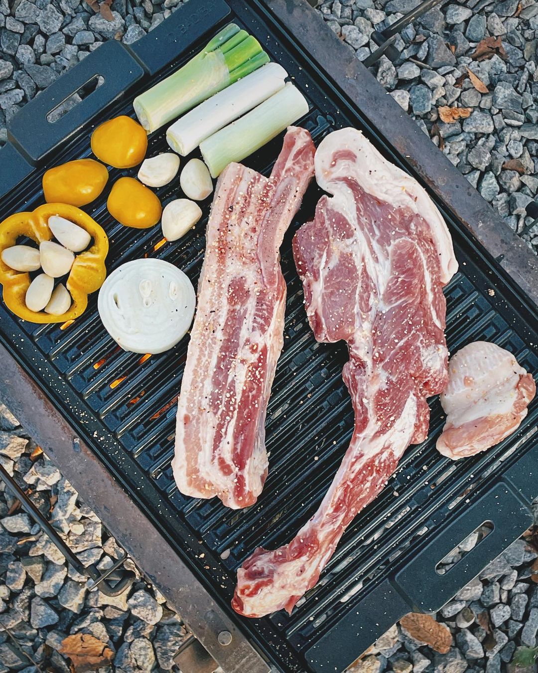 디바디바 바베큐그릴 캠핑그릴 불판 야외바베큐 숯불 석쇠 450 콜맨 파이어플레이스3