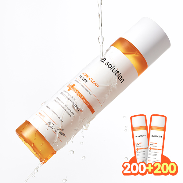 [폼50g증정] 에이솔루션 아크네 클리어 어성초 토너 200ml, 2개 - 상세 이미지 2