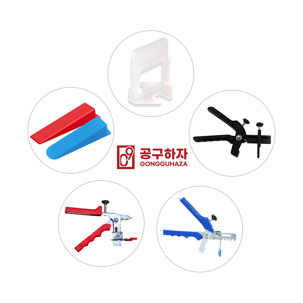 공구하자 타일공구 평탄클립 평탄 시공 롱클립 1.5mm 이미지 7