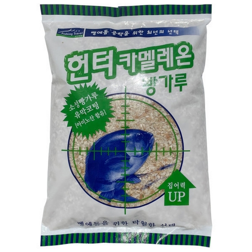 낚시여행 헌터 카멜레온 빵가루 벵에돔 미끼 1박스 12개입 집어제 압맥 크릴 파우더 - 상세 이미지 2