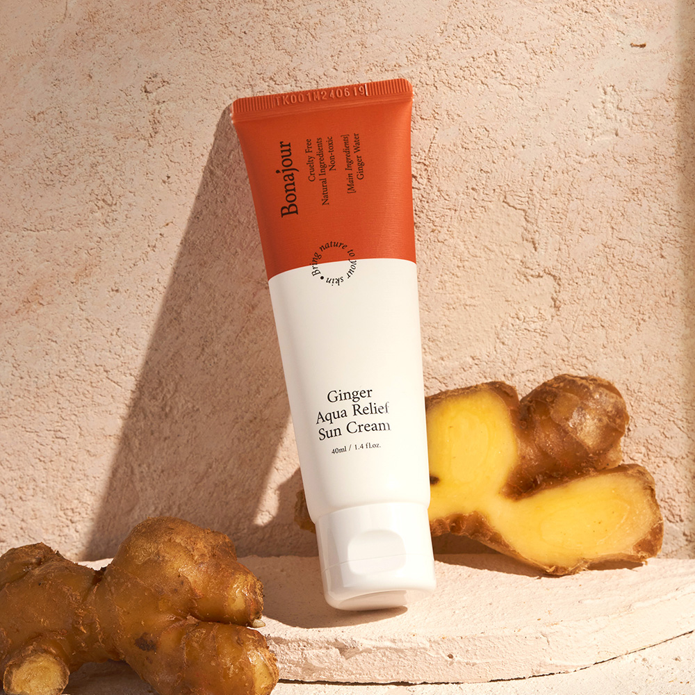 비건 진저 아쿠아 릴리프 선크림 40ml - 상품 이미지