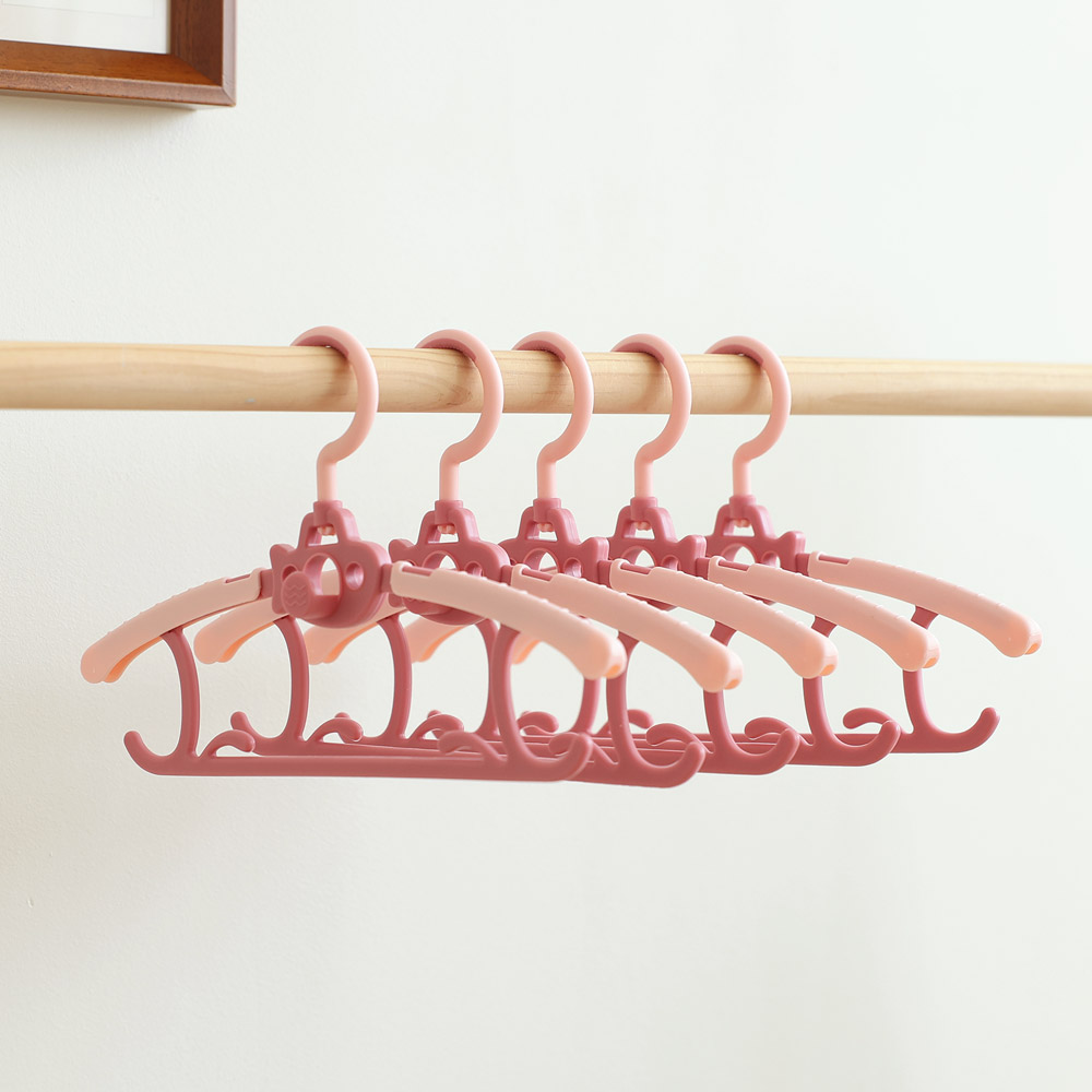 마롤로뜨 아기 옷걸이 20개 길이조절 가능 논슬립 아동 유아 신생아 어린이 옷걸이