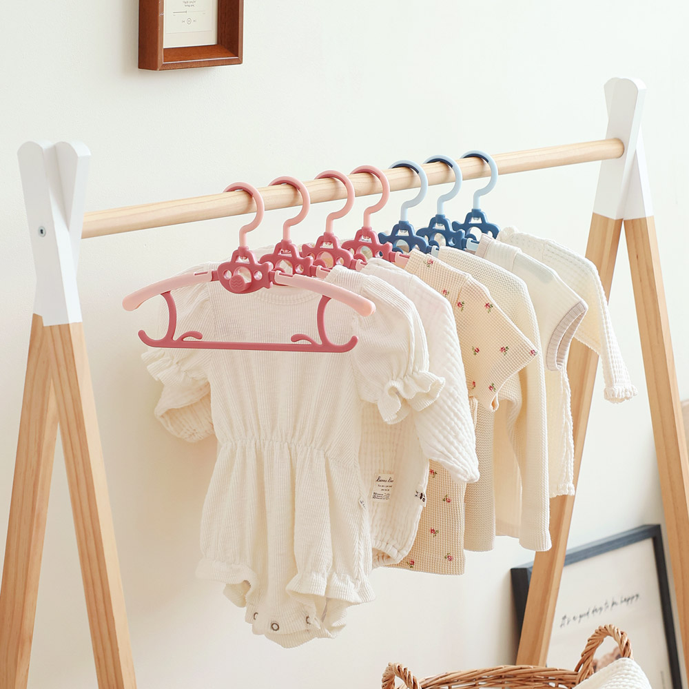 마롤로뜨 아기 옷걸이 20개 길이조절 가능 논슬립 아동 유아 신생아 어린이 옷걸이