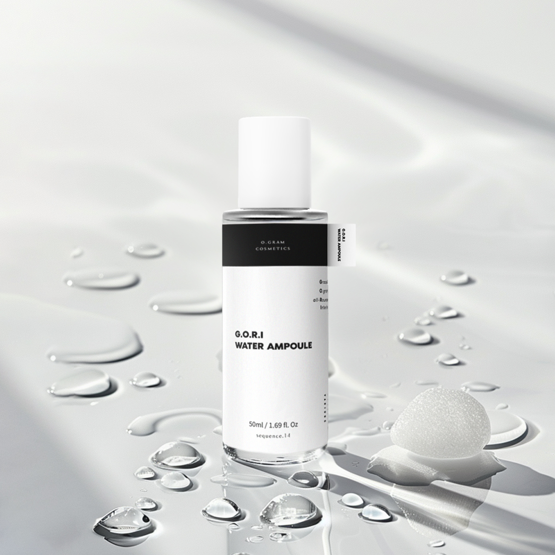 오그램코스메틱스 히알루론산 고리 워터 앰플 진정 보습 피부장벽앰플 50ml, 5개 - 상세 이미지 2