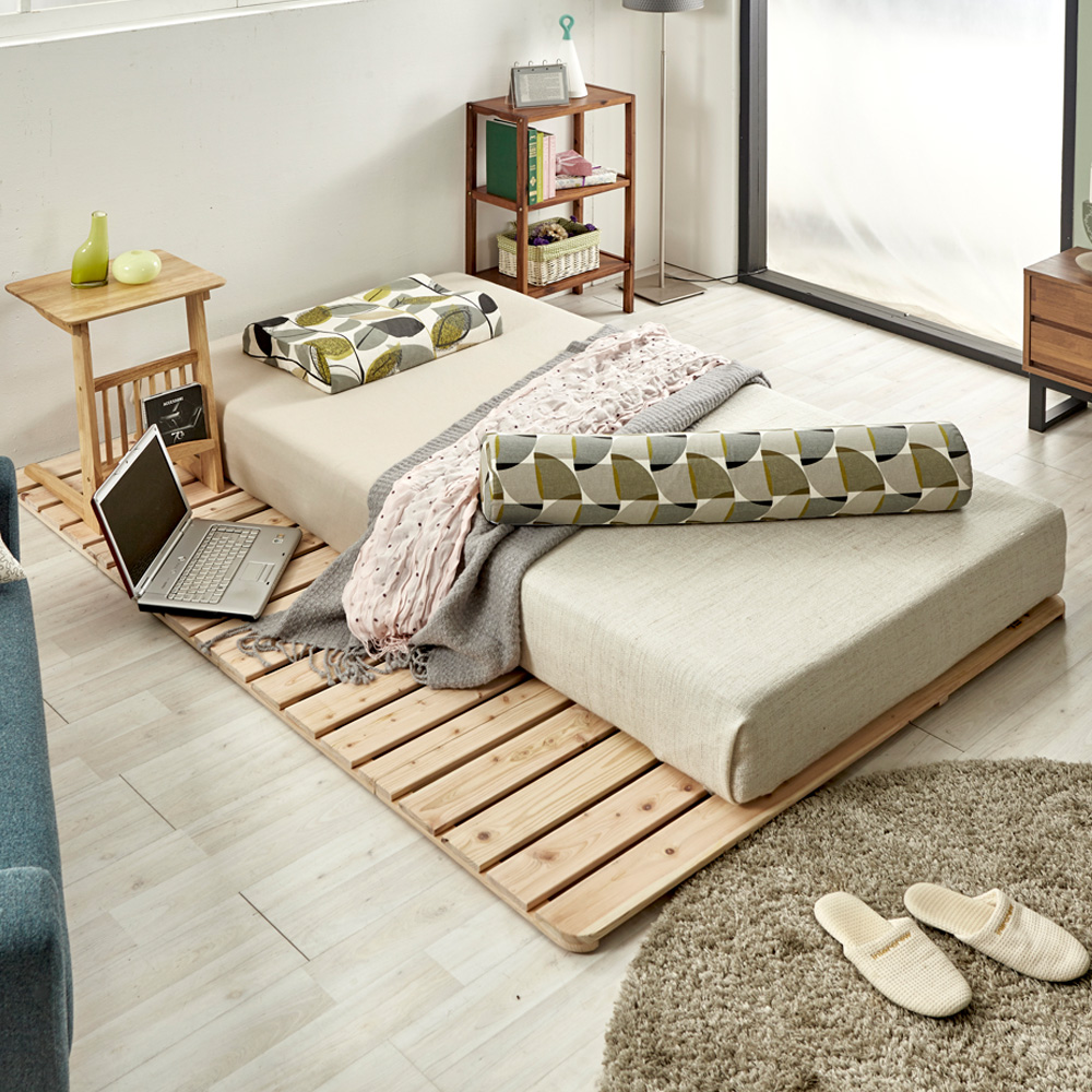 편백나무 침대 프레임 원목 깔판 매트리스 받침대 SS