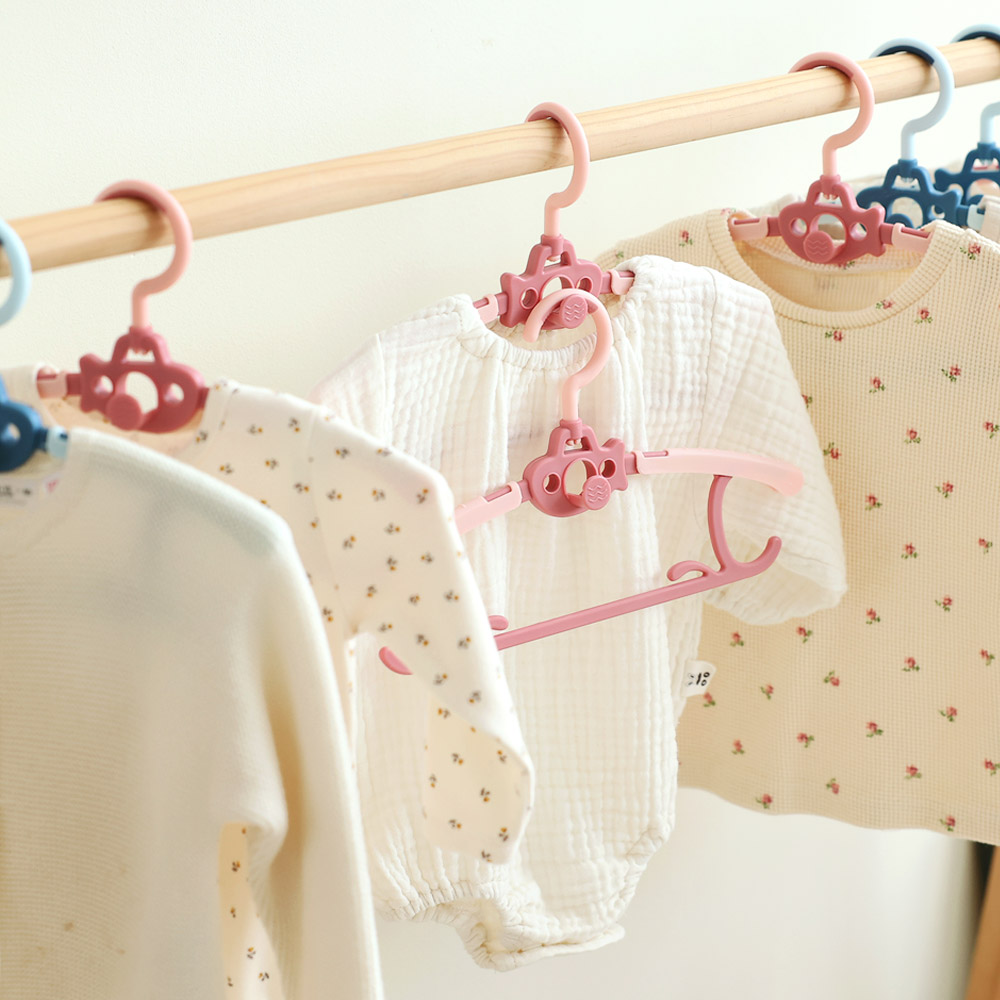 마롤로뜨 아기 옷걸이 20개 길이조절 가능 논슬립 아동 유아 신생아 어린이 옷걸이