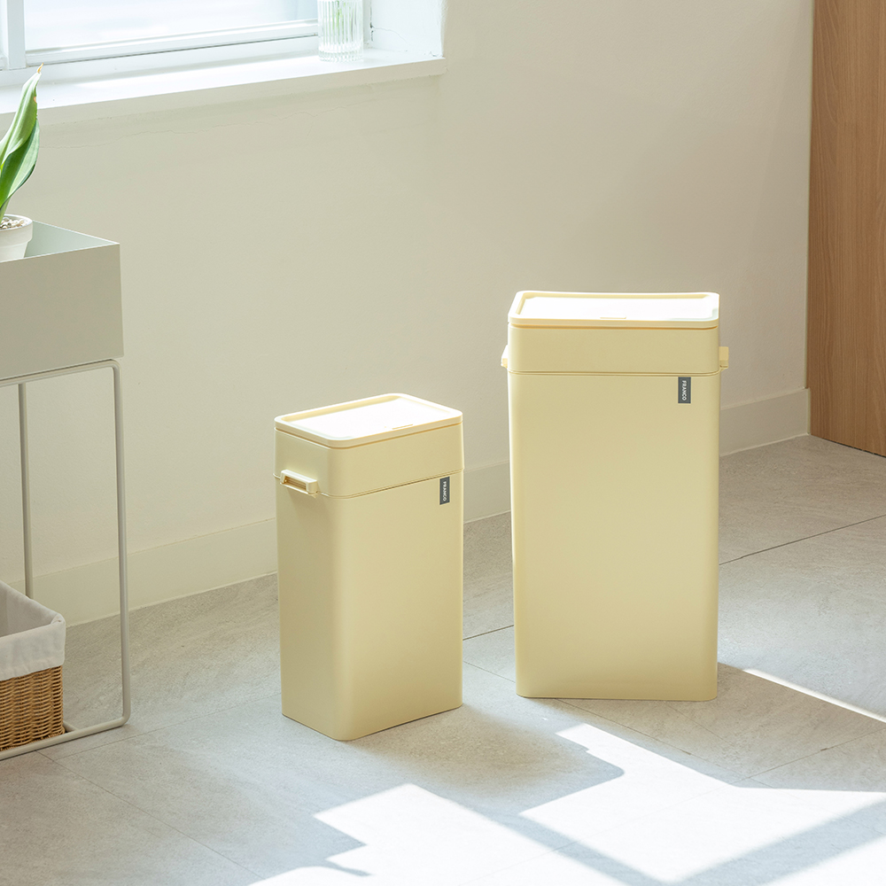 [단독] 1+1 구성 프랑코 모노스탠드 주방 휴지통 쓰레기통 20L (비닐봉투50매 포함)