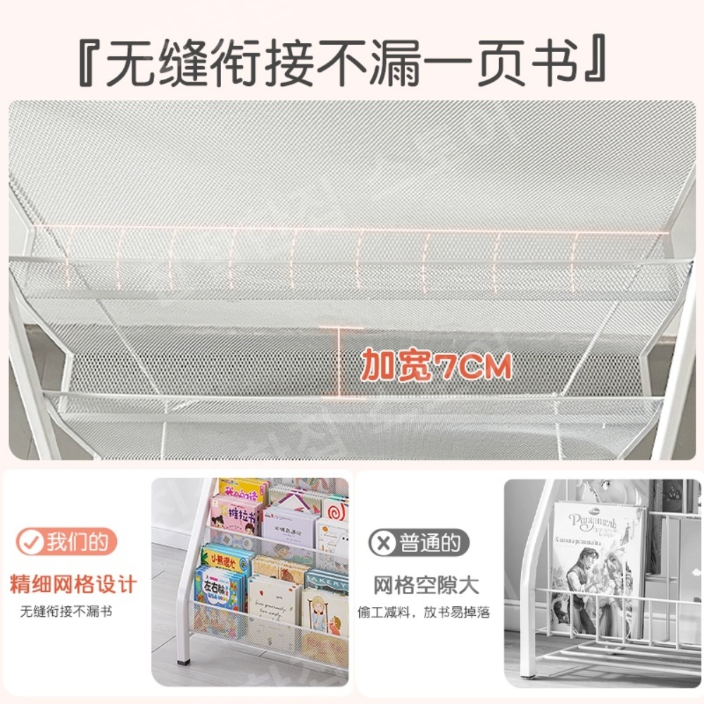 매거진 랙 철제 책진열대 북선반 가판대 책 진열대 신문꽂이 - 상세 이미지 4