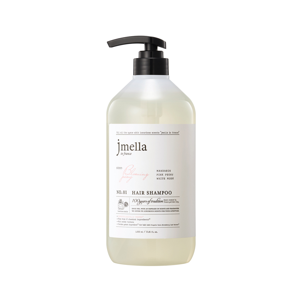 제이멜라 인 프랑스 블루밍 피오니 플로럴향 헤어 샴푸 1000ml 2개 - 상세 이미지 4