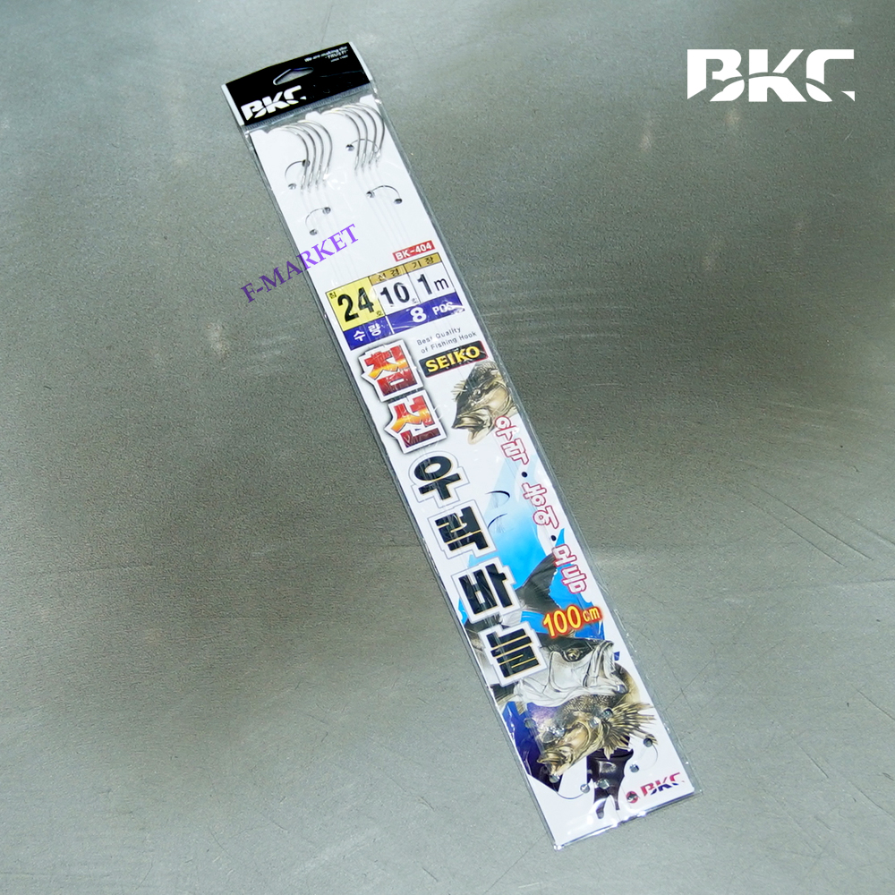 백경 침선용 우럭바늘 묶음바늘 채비 24호 BK-404 - 상품 이미지