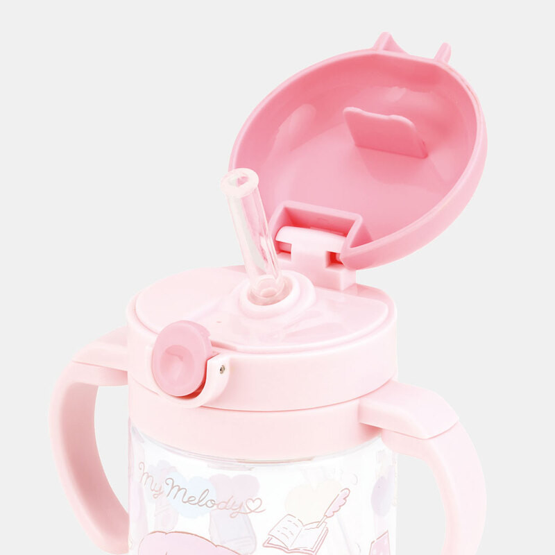 스케이터 산리오 마이멜로디 캐릭터 접이식 핸들 원터치 빨대컵 260ml KSHW1N - 주방·식기 - 하카타몰
