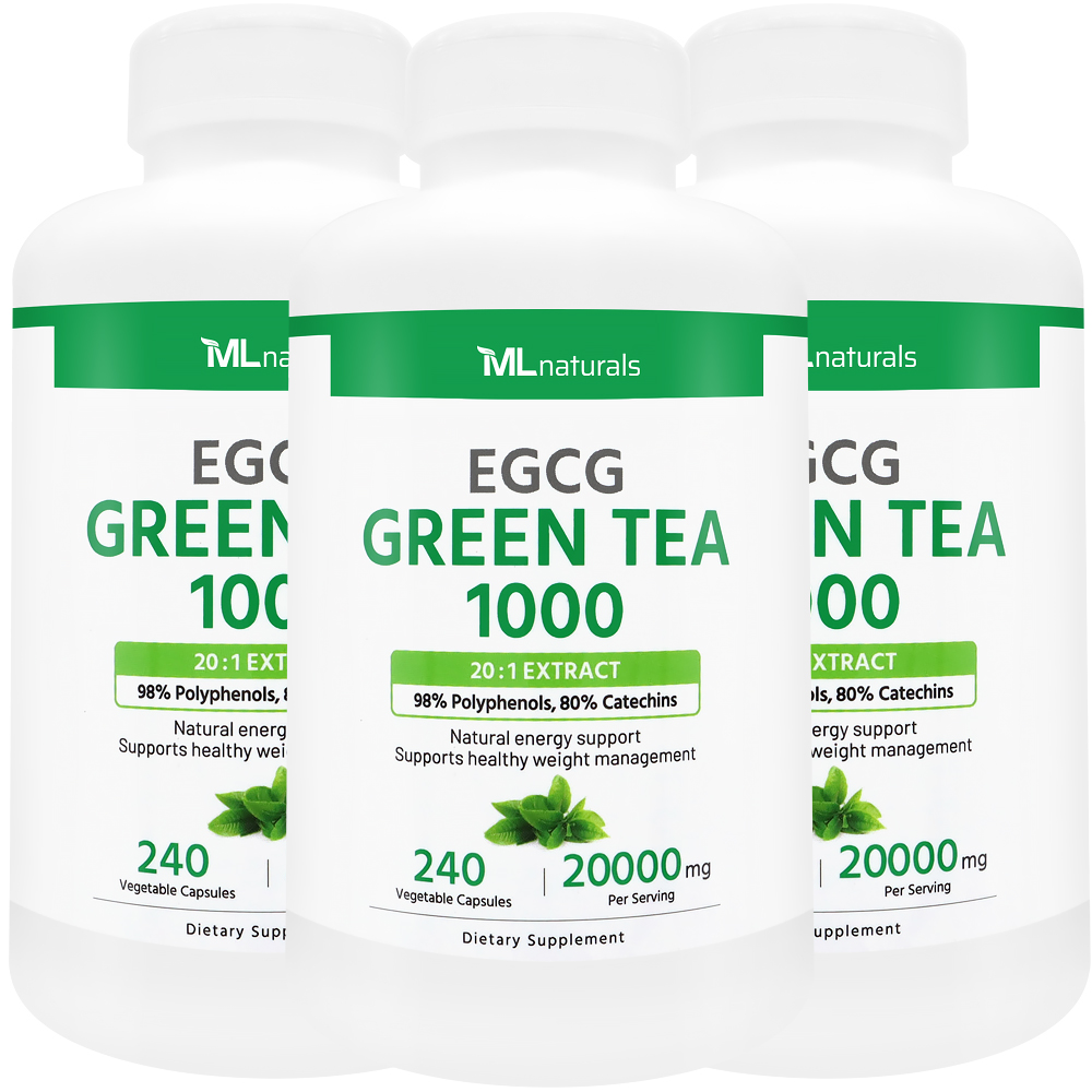 마이라이프내추럴스 녹차카테킨 EGCG 그린티 1000 알약 240캡슐, 3개 - 메인 이미지